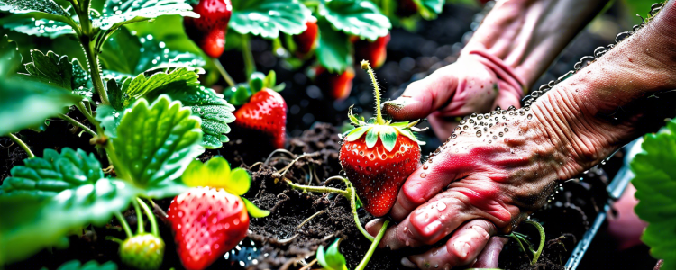 Pruning and Training Strawberry Plants for Optimum Yields